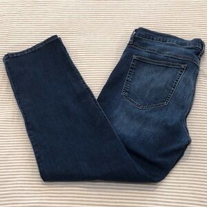 GAP Dark Wash Straight Leg Jeans Size 14/32